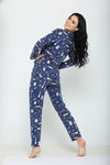 Zivame Farm Lore Knit Cotton Pyjama Set - Set Sail — thumbnail 4